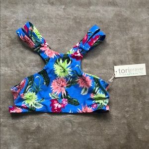 Tori Praver Bikini Top Size M NWT